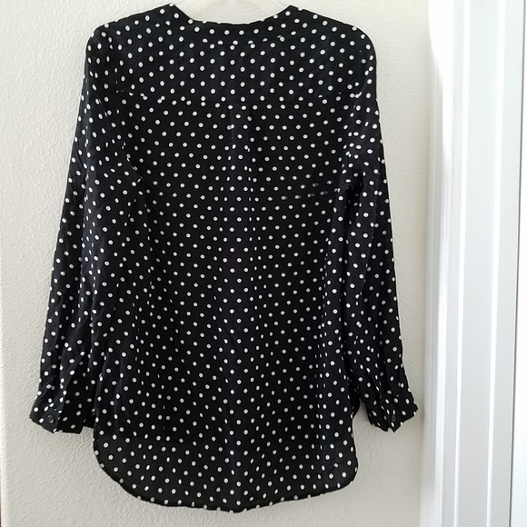 Victoria Secret Polka Dot Top Blouse - Picture 2 of 4